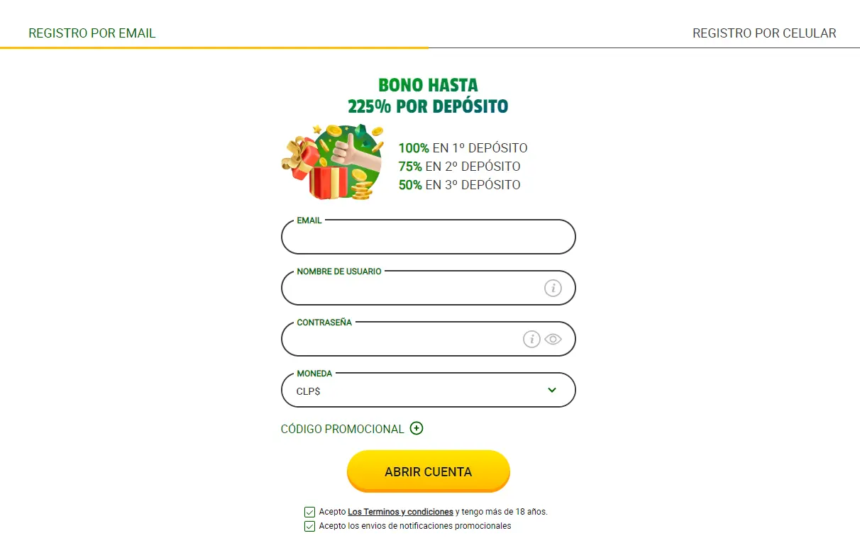 COmpleta los datos que se te piden formulario registro