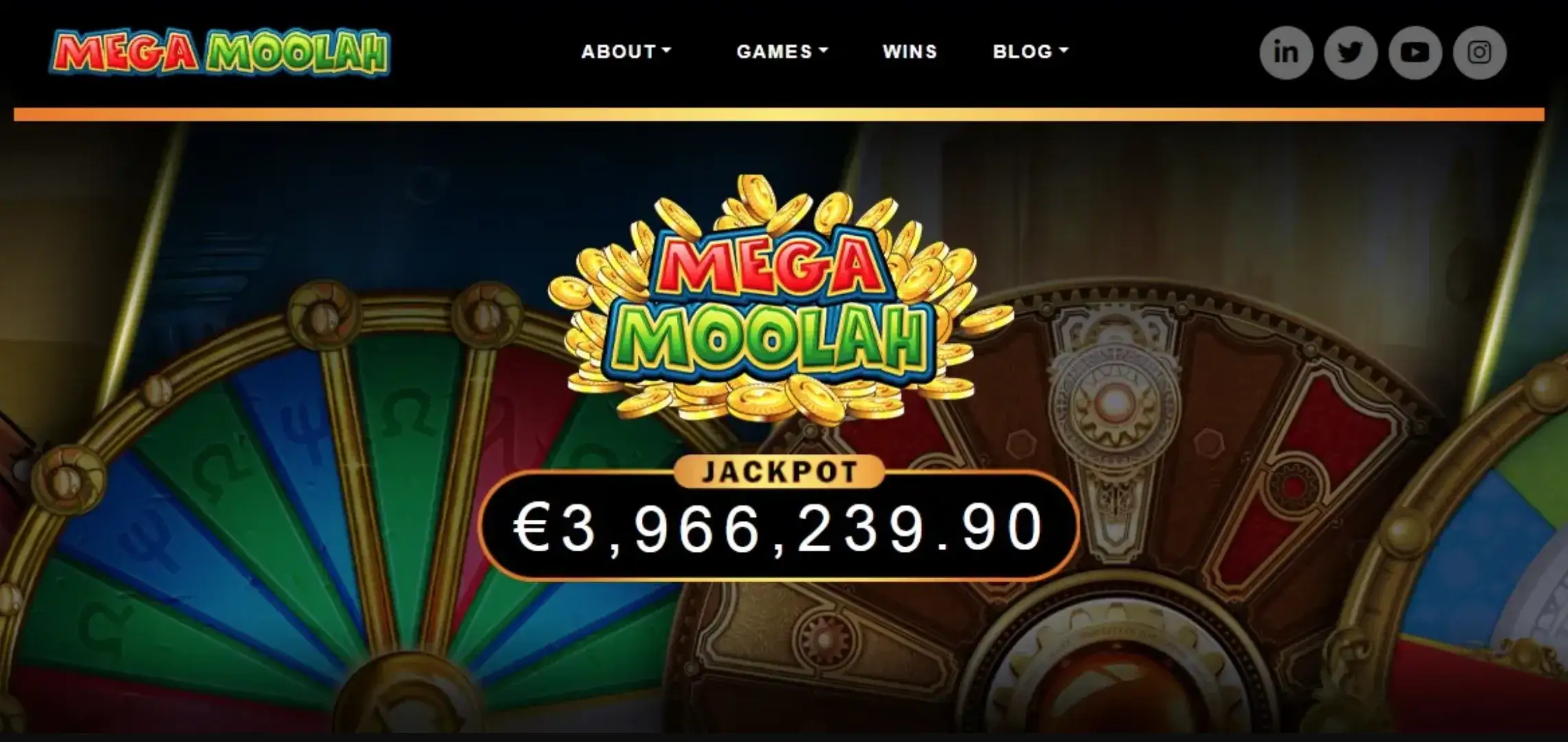 Jackpot de la tragamonedas Mega Moolah Mega Moolah jackpot