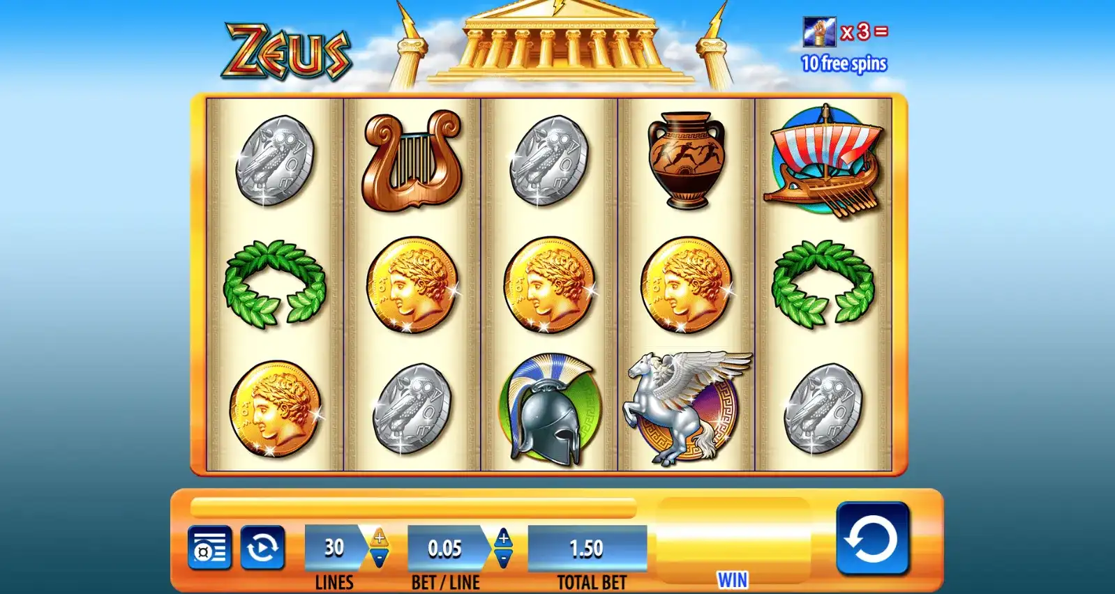 Juega Zeus tragamonedas gratis en versión demo Zeus tragamonedas gratis